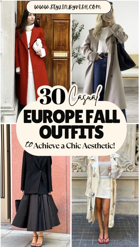 Casual Europe Fall Outfits