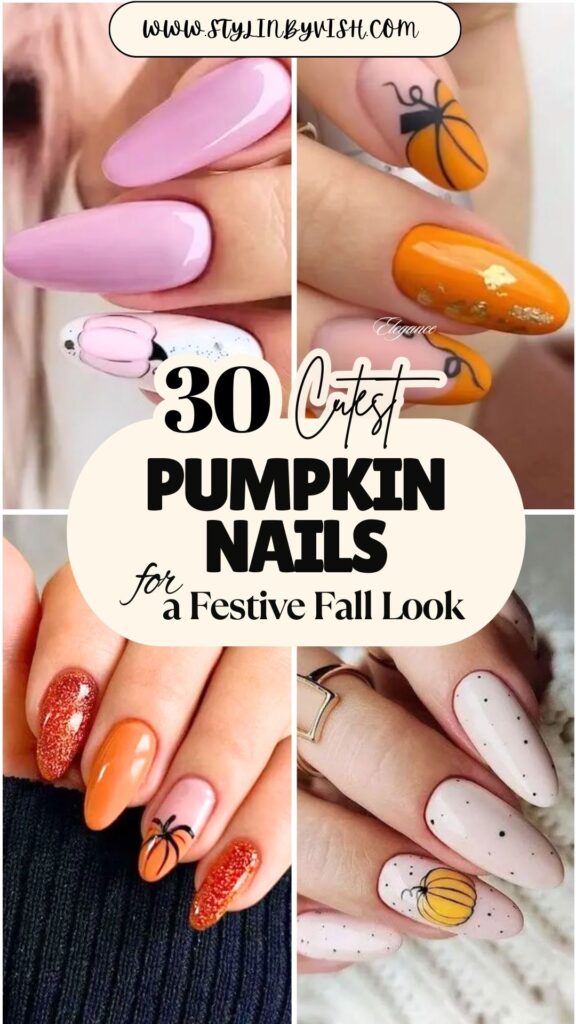 Pumpkin Nails