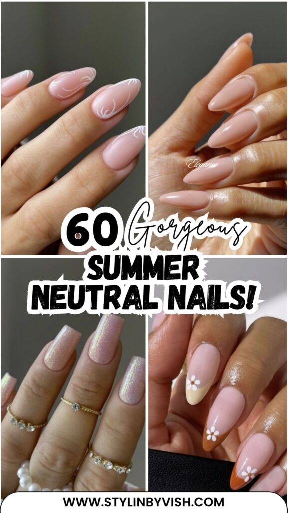 60 Gorgeous Summer Neutral Nails!